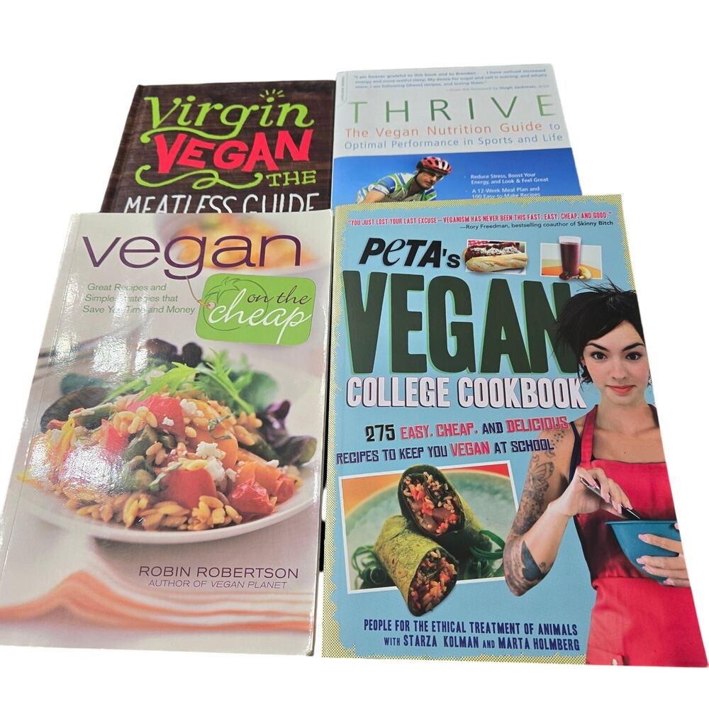Vegan Recipe/Cookbooks Bundle of 4 books